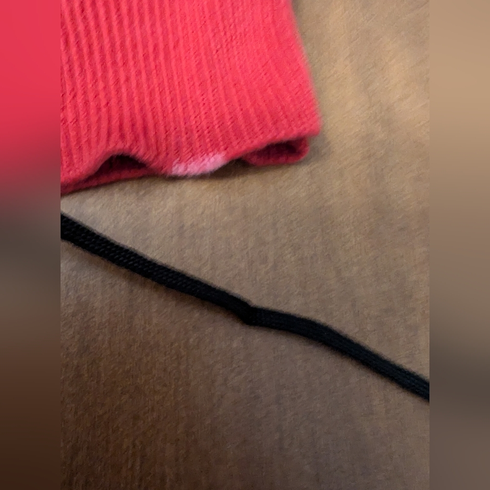 Tommy Hilfiger Sweater Heavyweight 100% Cotton  Neck Pullover Red Medium. Crew. - Picture 7 of 9